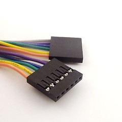 10x 30cm 1ft 6Pin -6Pin Connector Female to Female Dupont Wire Cable Line 2.54mm
