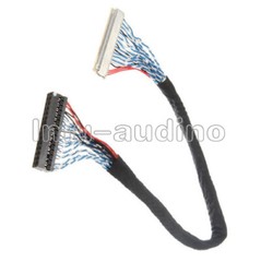 20Pin DF14 20-20 Signal 8 Bit LCD Screen Driver Board Line LVDS Screen Cable
