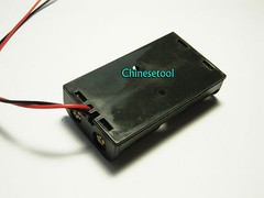 US Stock 10pcs New 2.4V 3V 2 X AA Battery Holder Box Case w/Wire