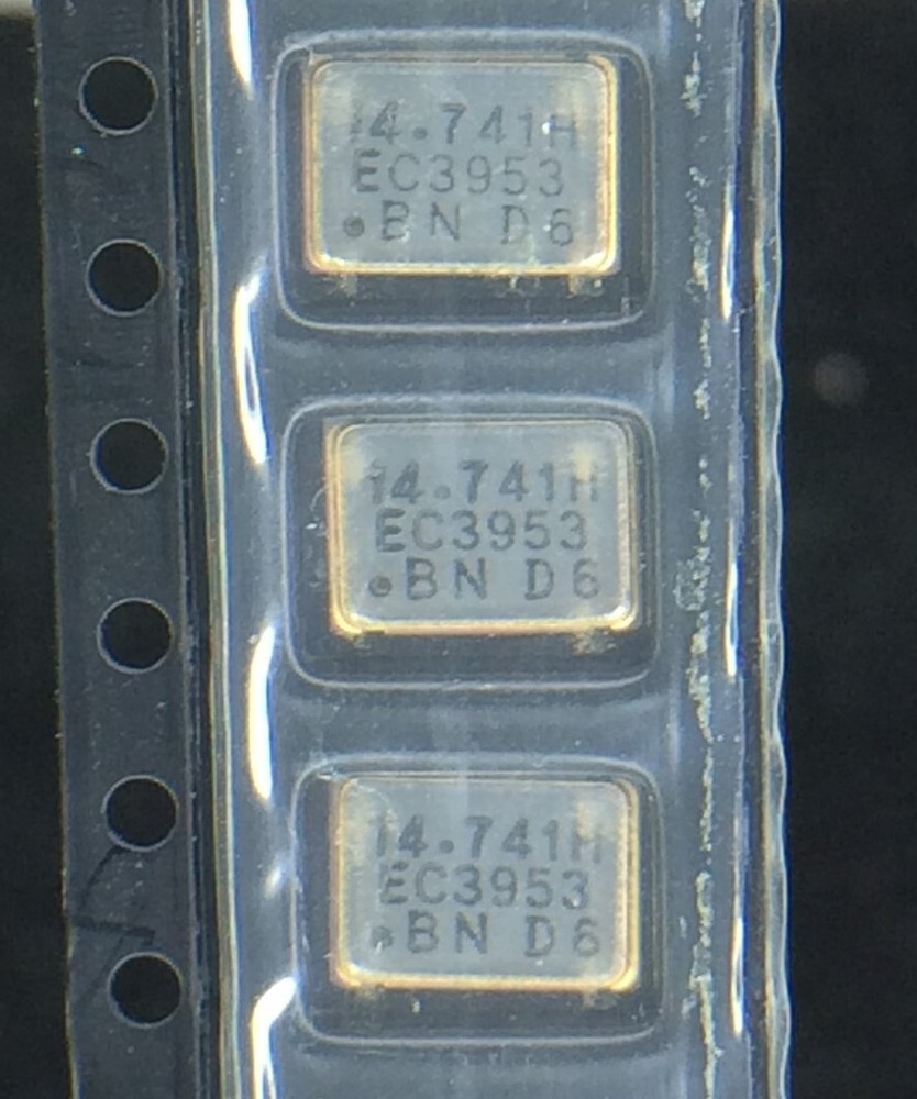 ECS-3953M-14.741 ECS XTAL OSC 3.3V SMD 10 PIECES