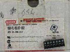 *Lot of 13* WECO 950-FL-DS/07-002 Terminal Block 7 Poles
