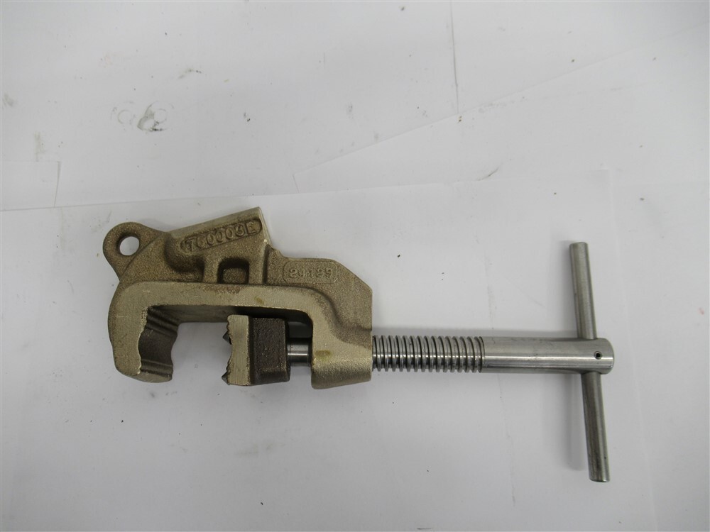 Salisbury 760CM3T , 1.5″ Bronze Flat Face Grounding Clamp W/SS T-Handle