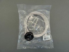 570-125-005 5ft White Booted Cat5e RoHS Cable – NEW Surplus!