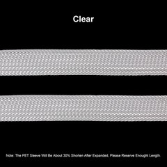 PET Expandable Braided Cable Sleeve Nylon Mesh Tube Wire Wrap Cover 2-50mm