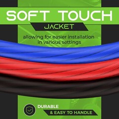 GearIT 4 Gauge Wire (25ft Each- Black/Red – 25ft Each, 4
