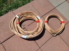 💥#6 AWG Copper THHN THWN-2 Building Wire 600V ( 33 feet) WHITE used