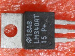 5 PC NATIONAL LM340AT-15 P+ 15V 1A POSITIVE FIXED LINEAR VOLTAGE REGULATOR TO220