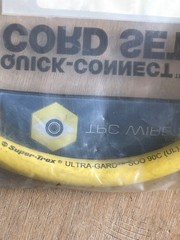 TPC SUPER-TREX CL25G07F003 QUICK-CONNECT CORDSET 16/5 3′ M/F 90/ST EXT NEW