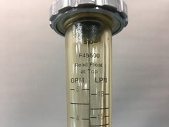 BLUE-WHITE F-45500LHN-12 FLOWMETER 0.5 – 5 GPM 1/2″ FPT, 127404
