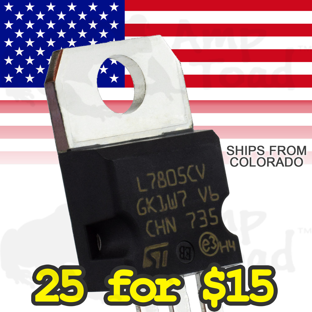 L7805 Voltage Regulator ( 7V – 35V to 5V output)