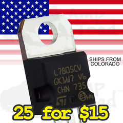 L7805 Voltage Regulator ( 7V – 35V to 5V output)