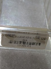 SMC Bulkhead Elbow Fitting 1/8in Pneumatic Industrial Automation Module 2/ORDER