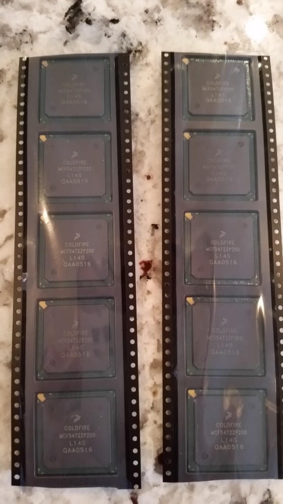 FREESCALE COLDFIRE 32 MPU PROCESSOR MCF5472ZP200 10 PIECES IN ORIGINAL PKG.