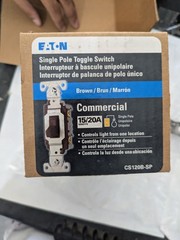 Arrow Hart CS120B Switch Toggle SP 20A 120/277V Swire BR