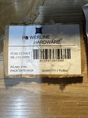Powerline Hardware SIL-115-195PN Cutout, Silicone; 15 kV