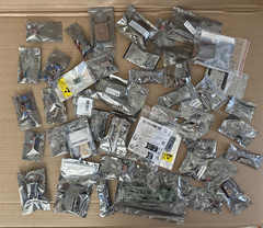 Assorted Electronic Parts/Huge Components Mixed Lot: Displays, Relays, Modules,