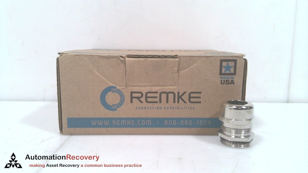 REMKE BR21AA, TUFF-SEAL DOME CAP NICKEL-PLATED BRASS CABLE GLANDS, SEE D #328248