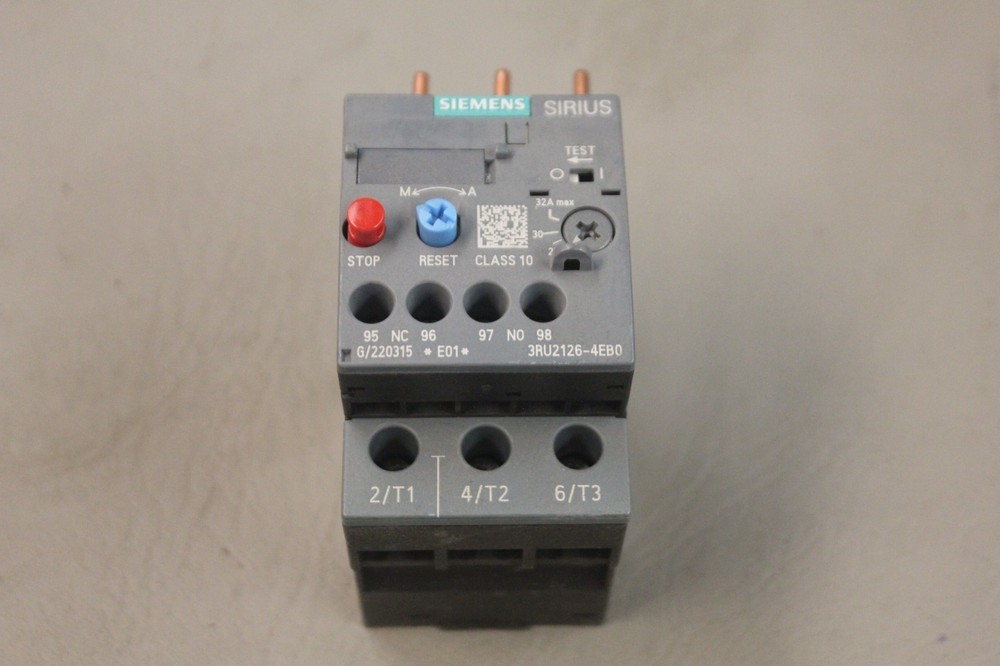 SIEMENS SIRIUS 3RU2126-4EB0 OVERLOAD RELAY