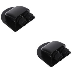 2 PCS Waterproof Cable Pass Through Entry Double Gland Dual Hole