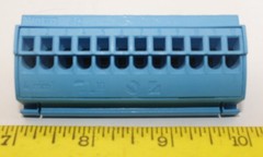 10 PIECE WAGO 812-104 BUSBAR TERMINAL BLOCK 4mm² (BLUE)