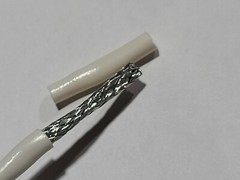 Belden 9966 22/1P Braid Shielded Twist Pair MIL-W-16878D Cable Wire White /10ft