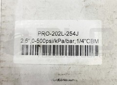 NEW PRO-202L-254J PRESSURE GAUGE 2.5″ 0-500PSI 1/4″ CBM