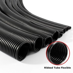 Split Conduit Corrugated Cable Loom Sleeving Protect for Tube Wire Core Harness