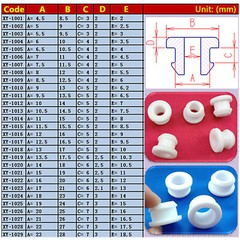 10X Silicone Rubber Cable Grommet Snap-in Firewall Hole Electrical Wiring Gasket