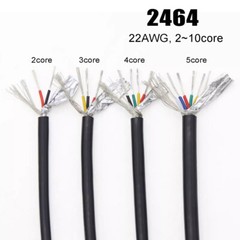 22AWG 2-25core Multicore Screened Shielded Cable, Al Foil Braided Control Cable