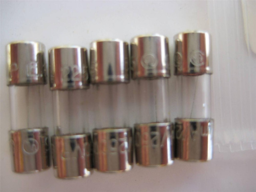 (5X) Littelfuse Fuse 225 3/8 3/4 2-1/2 3-1/2 4 6 or 7Amp 2AG Fast Blow