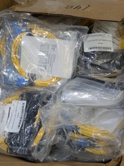 LIGHT WAVE FIBER OPTIC PATCH CABLE 791515OS2D003MR3 3 METER (LOT OF 10)