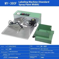 MY-380F Ink Wheel Black Printing Labeling Machine Electric Coding Machine