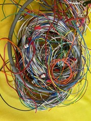 Lot of Assorted Electrical mini Wire Cable Harness Leads Connectors RE