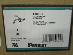 Panduit Spiral Wrap T38F-C 100 Feet OD .375 – Natural Color