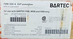Bartec Power Box PBM-220-A Electric Trace Heating