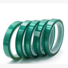 33M PET Adhesive Polyester Tape High Temp Masking Powder Coating Green 5-100mm