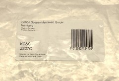 Gossen Metrawatt Z227C Cable set with Clip & Probe, KC & S