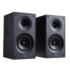 Passive Bookshelf Speaker, 300W, Book Shelf Stereo Speakers with 5.25-Inch Woofe