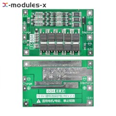 3S 60A 12.6V Li-Ion LiPo 18650 Battery Protection Board BMS Charger Balanced Top