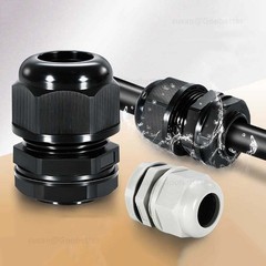 IP68 WATERPROOF BLACK WHITE CABLE GLAND COMPRESSION JUNCTION M8/10/12/14/16-114