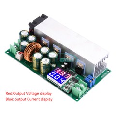 DC12-80V 20A Digital Adjustable Step Down Buck Voltage Regulator Power Module