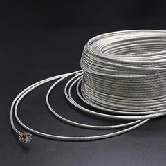 Type K Thermocouple Compensating Cable Extension Wire, Stainless Steel Shield