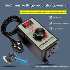 4000W Electronic Voltage Regulator Stepless AC Motor Speed Controller 110V/220V