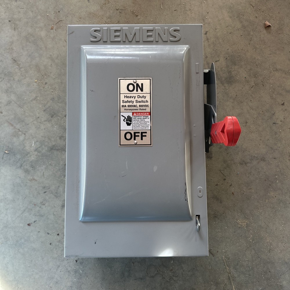 SIEMENS HNF362 60 Amp 600 Volts New