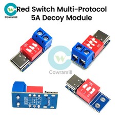 PD Decoy Fast Charging Trigger Module Adjustable Voltage 5V 9V 12V 20V Type-C 5A