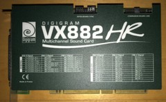 Digigram VX882 HR Multichannel Sound Card 8 Channel AES and Analog PCI w/XLR’s