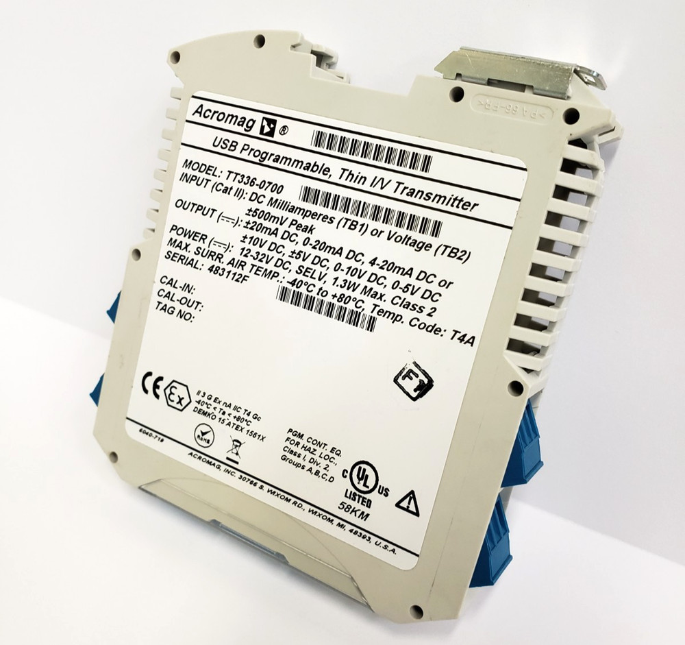Acromag USB Programmable, Thin I/V Transmitter Model TT336-0700