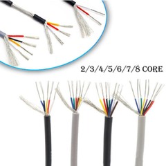 UL2547 Multi Core Shielded Wire Signal Cable 18AWG-28AWG 2/3/4/5/6/7/8 Core
