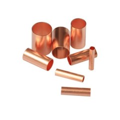 Copper Tube Butt Splice Wiring Joint Connecting Pipe Copper Tube Crimp Terminal