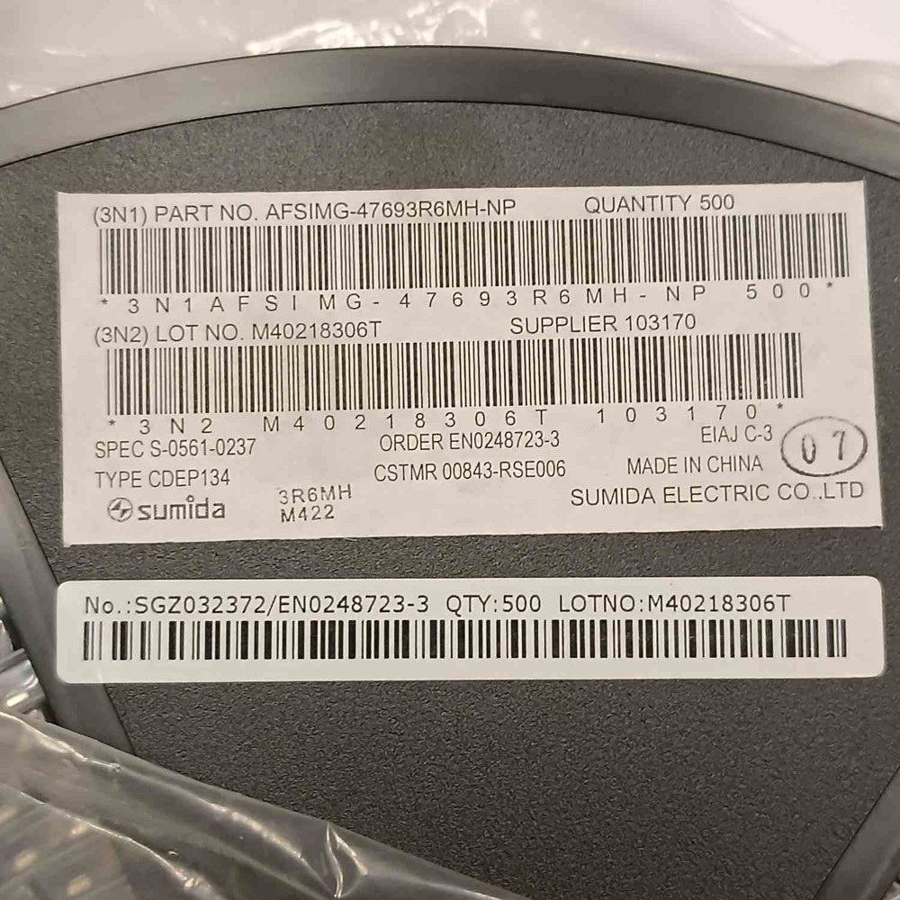 CDEP134NP-3R6MC-H 3.6uH 7.5A 100KHz INDUCTOR (12 PCS)